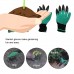 2018 Updated T-mack Practical 2 Pairs ABS Plastic Claws Gardening Gloves for Digging Planting Gardening Gloves Built In Claws Easy To Use   